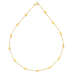 Laleh Necklace – 14k Italian Gold Closed Heart Necklace