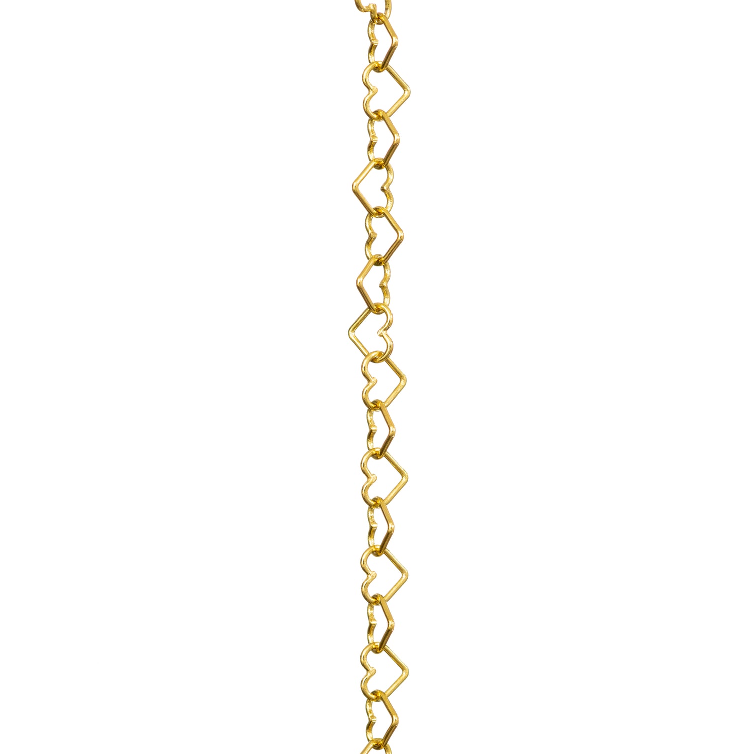 Nava Necklace – 14k Italian Gold Heart Chain