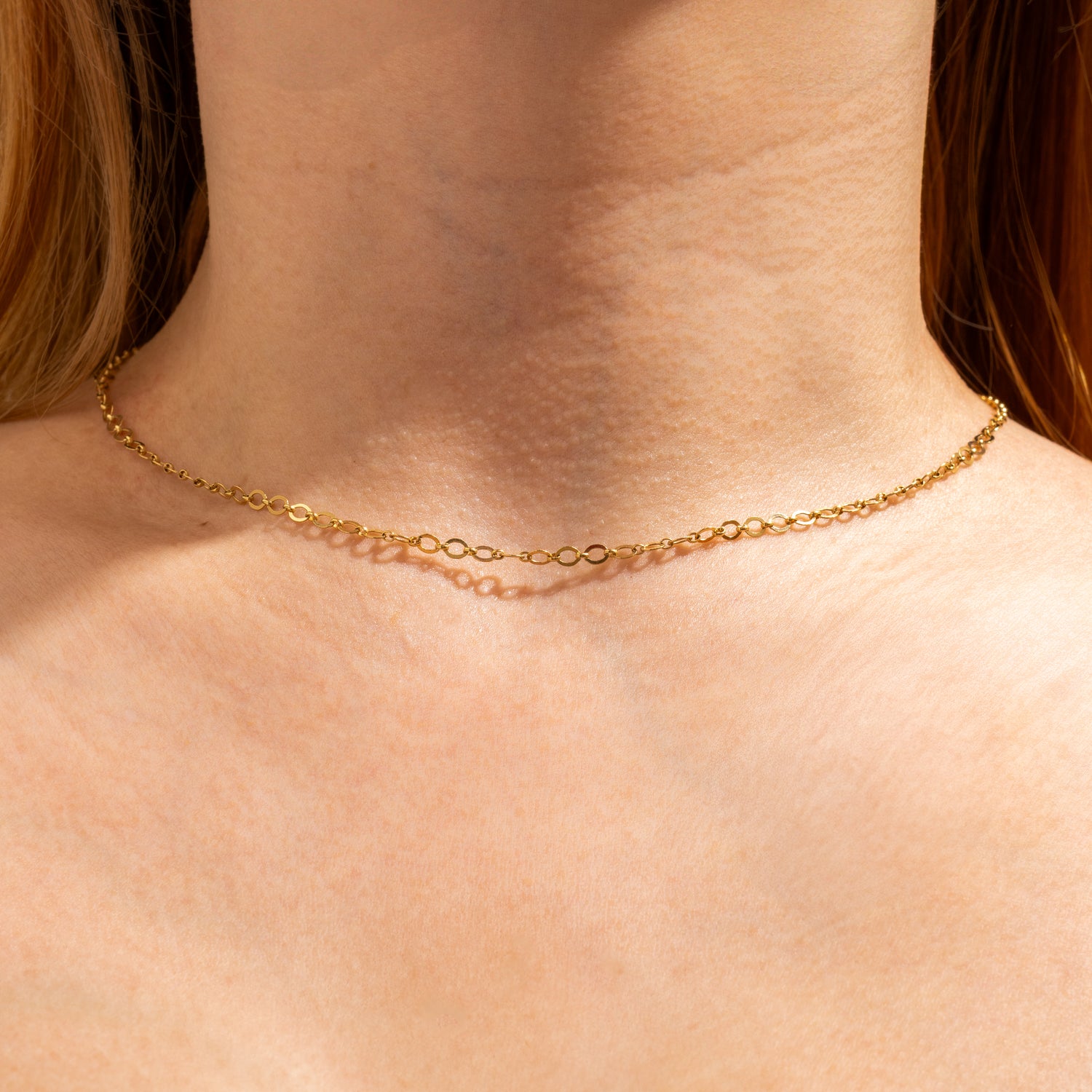 Pari Necklace – 14k Italian Gold Loop Chain