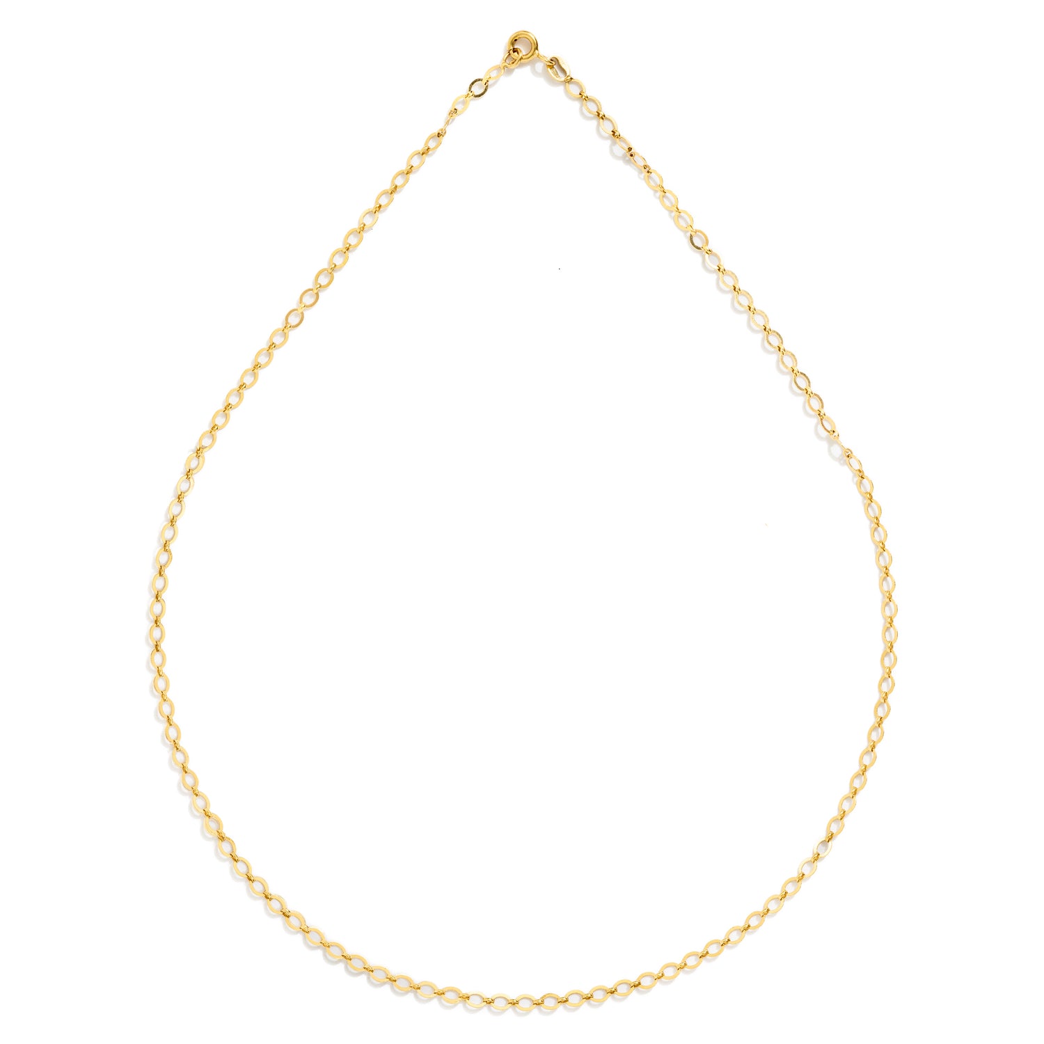 Pari Necklace – 14k Italian Gold Loop Chain
