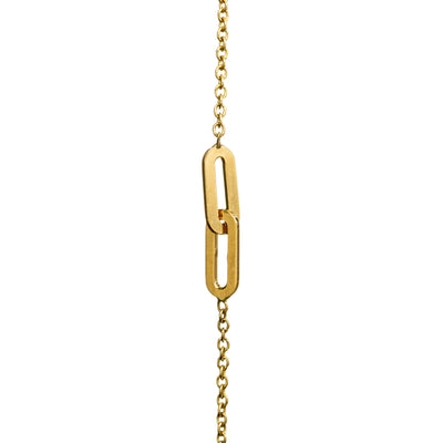 Tara Necklace – 14k Italian Gold 3-Link Chain Necklace
